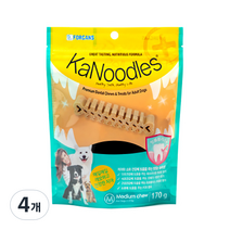 포켄스 강아지 카누들 잇몸플러스 지퍼백 M, 잇몸건강, 4개