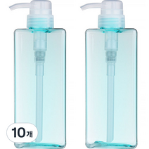 지앤와이 로션 펌프 공병 650ml, 블루, 10개