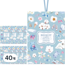 부케가르니 퍼퓸드 샤쉐 베이비파우더 M 본품, 10g, 40개, 파우더/비누향