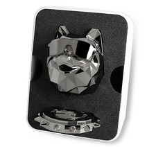 에어디 포메라니안 디자인 차량용 방향제 본체 + 석고캡슐 2p 세트 크롬블랙 NO5향, 1세트