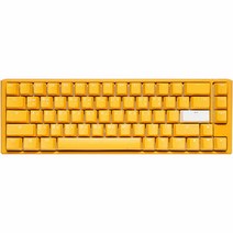 Ducky ONE 3 SF RGB PBT 이중사출 한글 키보드 적축, Yellow, 텐키리스