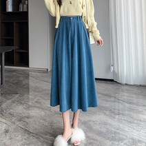 포플러앤씨 본보 코듀로이 스커트