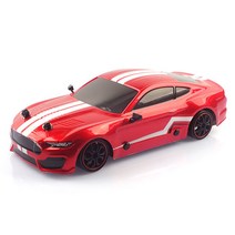 레프리카 1/16 4륜구동 드리프트카 머스탱 스타일 무선조종 RC카, 레드 (CBT440359RE)