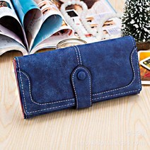 복고풍의 매트한 다용도 장지갑