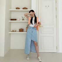 세티므 구제 언발 데님 스커트 SK3490K12