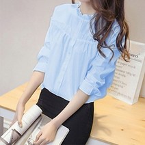 두봄 여성용 데일리 카라넥 셔츠