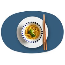 엘로니 파파 에그 실리콘 테이블 매트, 터키블루, Large(428 x 288mm)