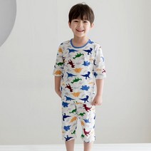 올라베이비 아동용 디노파크 슬럽 7부 실내복