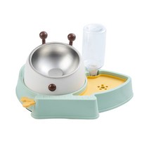파스텔펫 반려동물 꿀벌 반자동 급수식기 FREE, 그린, 1개