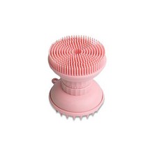 딩동펫 반려동물 2in1 마사지 샴푸브러쉬, 핑크, 1개