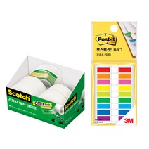 쓰리엠 매직 테이프 오피스 팩 MT-5 + 플래그 683-9KP, 혼합색상, 1세트