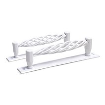 손잡이세상 화이트꽈배기 판손잡이 P160, 2개