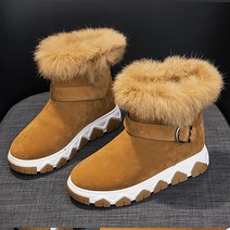 마켓에이 여성용 티포인트 앵클 퍼부츠
