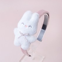 메르시밴드 여아용 앙고라 왕토끼 헤어밴드
