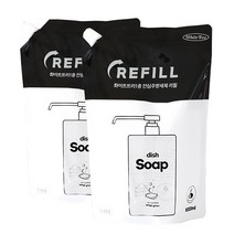화이트트리 안심 주방세제 리필, 2개, 1000ml