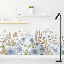 스위트 스페이스 데코 벽면스티커 리폼시트지 플랜테리어 + 지관통, 83(스티커), 랜덤발송(지관통)