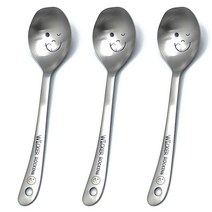 저자닷컴 윙커 스텐 각진 요리스푼 소, 3개