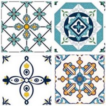 방콕연구소 데코타일 스티커 5종 세트 DD0, 3