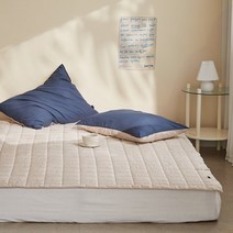 아르페지오베이직 블랑느 극세사 퀼트 누빔패드, 베이지