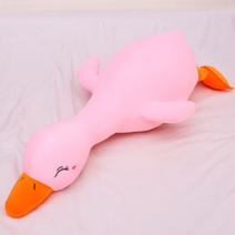 해솔 오리 동물 모찌 인형 쿠션, 핑크