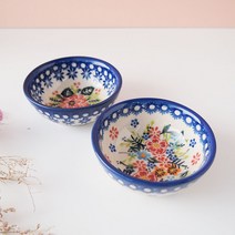 베나 폴란드 도자기 그릇 소스종지 C209 C322, 혼합색상, 1세트