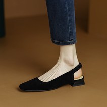 엘쏘 여성용 스퀘어토 메리제인 셔링 샌들