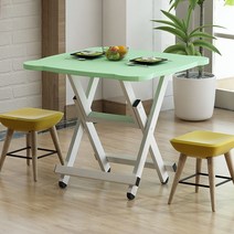 따니네 심플 접이식 테이블 소 ZZ012, 그린