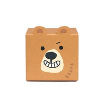 인디케이 붐붐 사각 상자, 브라운, 20개