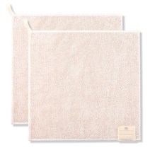 나혼자쓰는 핸드타월 극세사 31.5, 아이보리, 2개