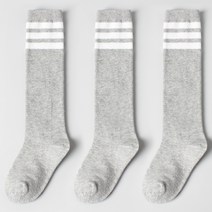 노디자인 아동용 데일리 삼선 니삭스 3켤레 세트