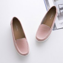 플랙슈 여성용 키높이 단화 슬립온 4cm