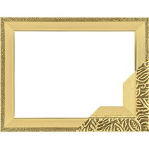 누니액자 고급형 우드 슬림 앤틱 패브릭형 보석 십자수 액자 40 x 50 cm SF07, 퓨어골드