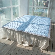 인견 패드 카페트, 블루