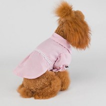 강아지옷 러블리 블라우스, 핑크