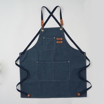 감성 캔버스 공방 까페 앞치마, 블루