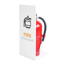 도시정원 스틸 소화기 거치대 B형, 1개, 화이트