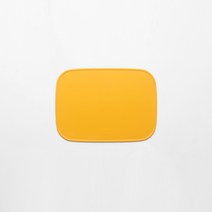 나인웨어 프렌즈 실리콘 테이블매트, 노랑, M(320 x 230 x 2.5 mm)
