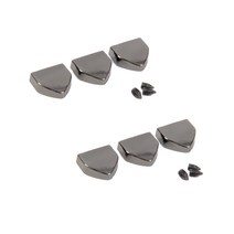 브랜드얀 가방끈 마감장식 13mm, 흑니켈, 6개