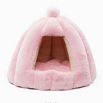 고양이 강아지 폼폼 이글루 하우스, 핑크