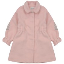 모다까리나 여아용 꽃다발 자수코트 M2041C003