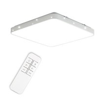 샤미즈 LED 스림 리모콘 방등 50W 삼성칩 타공, 화이트