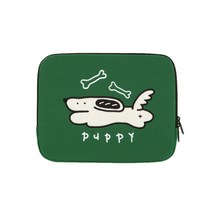 자수포켓 노트북 파우치, Puppy