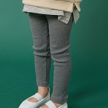 바오밥나무 아동용 라인 골지레깅스