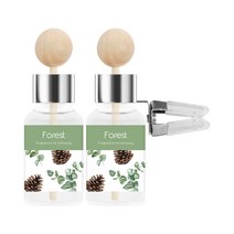 오도르 클립형 차량용 디퓨저 17ml, 2개, 포레스트