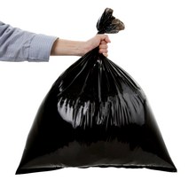 담다 쓰레기용 비닐봉투 검정 200p, 1개, 100L