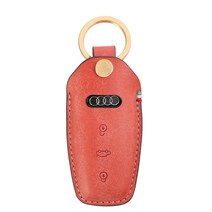 모런 가죽 스마트 3버튼 키케이스 아우디023, 로즈핑크