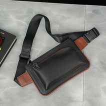 포고티 남성용 어블릭 PU 슬링백