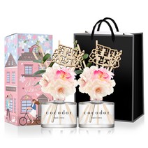 코코도르 벚꽃 디퓨저 200ml x 2p 세트 + 쇼핑백, 블랙체리