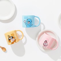 데이니즈 보노보노 뚱머그컵 400ml x 3종 세트, 1세트, 보노보노, 포로리, 너부리