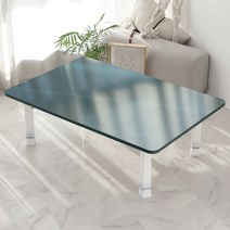 스토리퍼니쳐 4단높이조절 E0 LPM 유광 밀러 접이식테이블 890, 청록